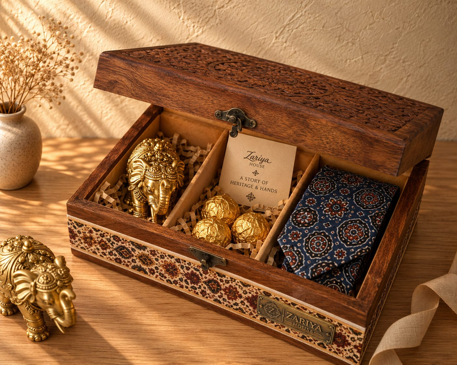 The Prabhav Curation — Zariya House handcrafted gift hamper